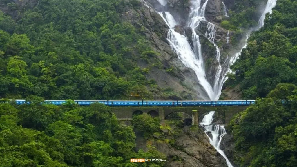 Dudhsagar Waterfall, Best Tourist Places to Visit in South Goa