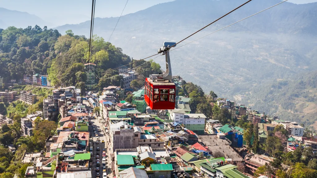 Ropeway Ride in Gangtok, Best Things To Do In Sikkim